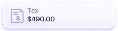 Tax: $490.00